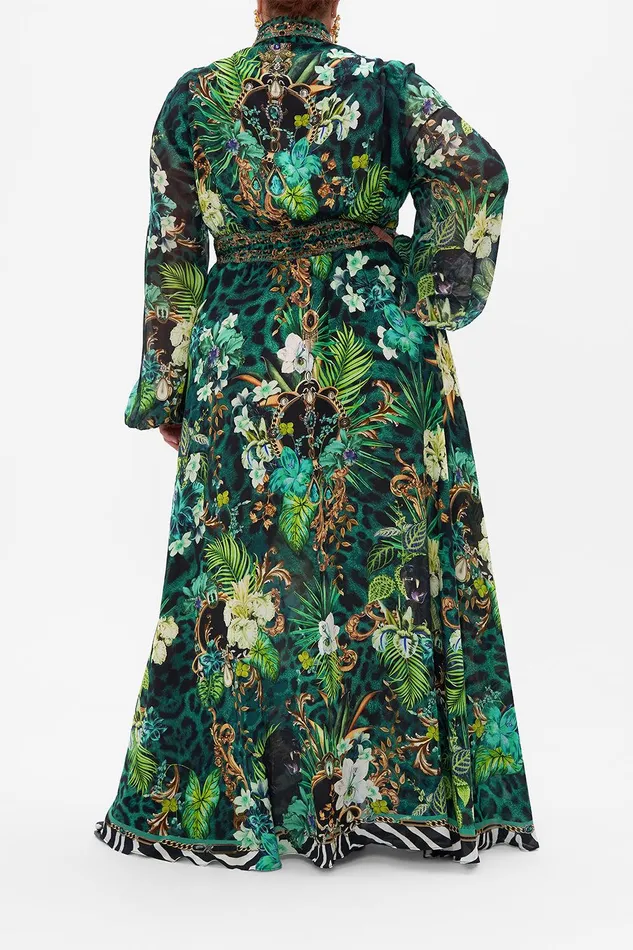 Camilla Maxi Dresses Waistband Long Dress With Collar Sing My Song 8211 Womens Camilla Maxi Dresses Waistband Long Dress With Collar Sing My Song 8211 Womens