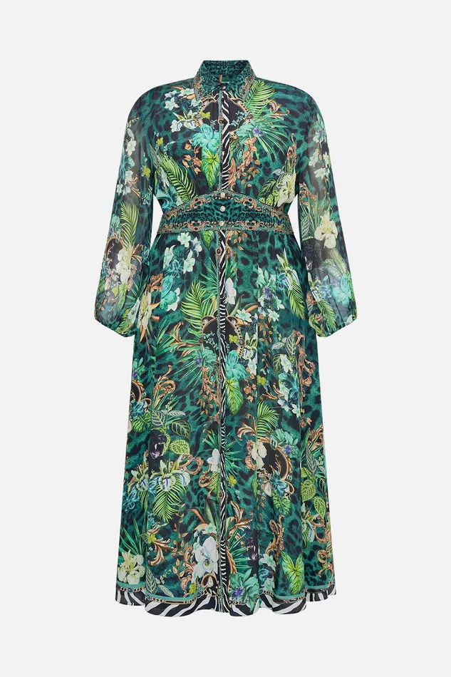 Camilla Maxi Dresses Waistband Long Dress With Collar Sing My Song 8211 Womens Camilla Maxi Dresses Waistband Long Dress With Collar Sing My Song 8211 Womens