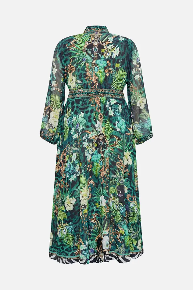 Camilla Maxi Dresses Waistband Long Dress With Collar Sing My Song 8211 Womens Camilla Maxi Dresses Waistband Long Dress With Collar Sing My Song 8211 Womens