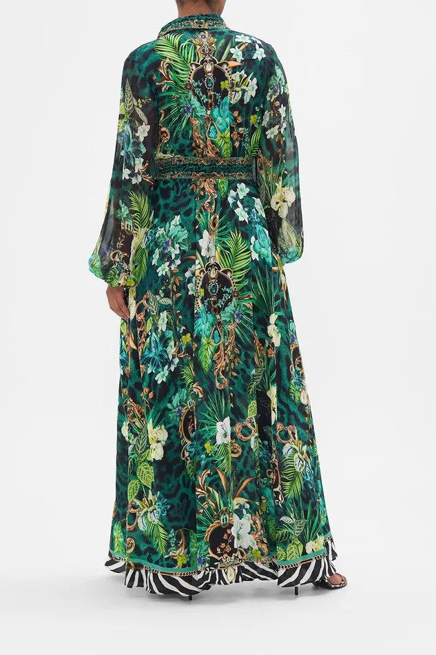 Camilla Maxi Dresses Waistband Long Dress With Collar Sing My Song 8211 Womens Camilla Maxi Dresses Waistband Long Dress With Collar Sing My Song 8211 Womens