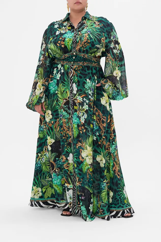 Camilla Maxi Dresses Waistband Long Dress With Collar Sing My Song 8211 Womens Camilla Maxi Dresses Waistband Long Dress With Collar Sing My Song 8211 Womens