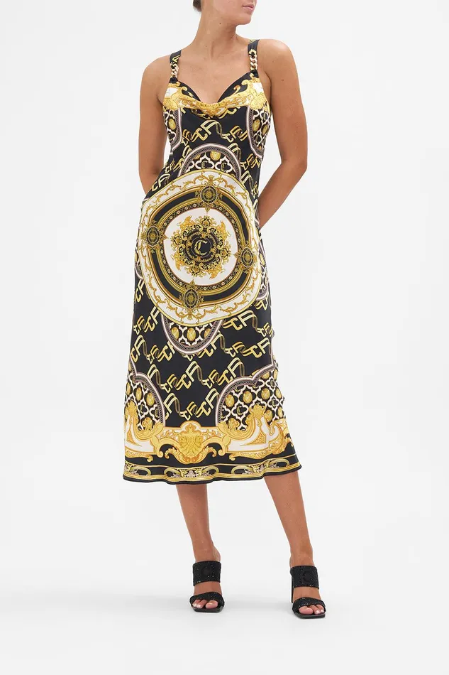 Camilla Midi Dresses Bias Slip With Wide Strap Tether Me Not 8211 Womens