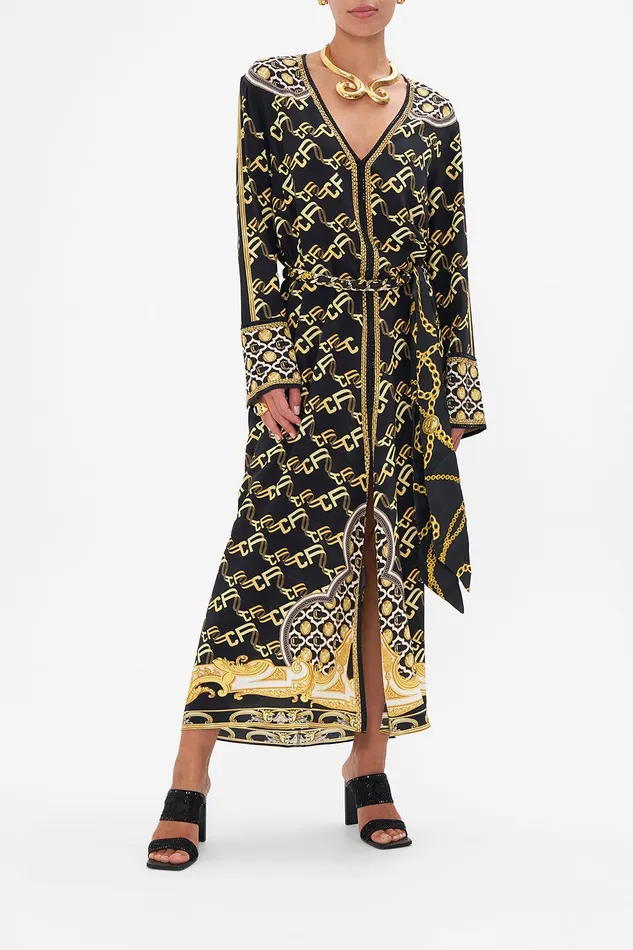 Camilla Midi Dresses Draped Back Long Sleeve Dress Tether Me Not 8211 Womens Camilla Midi Dresses Draped Back Long Sleeve Dress Tether Me Not 8211 Womens