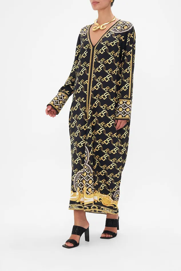 Camilla Midi Dresses Draped Back Long Sleeve Dress Tether Me Not 8211 Womens Camilla Midi Dresses Draped Back Long Sleeve Dress Tether Me Not 8211 Womens