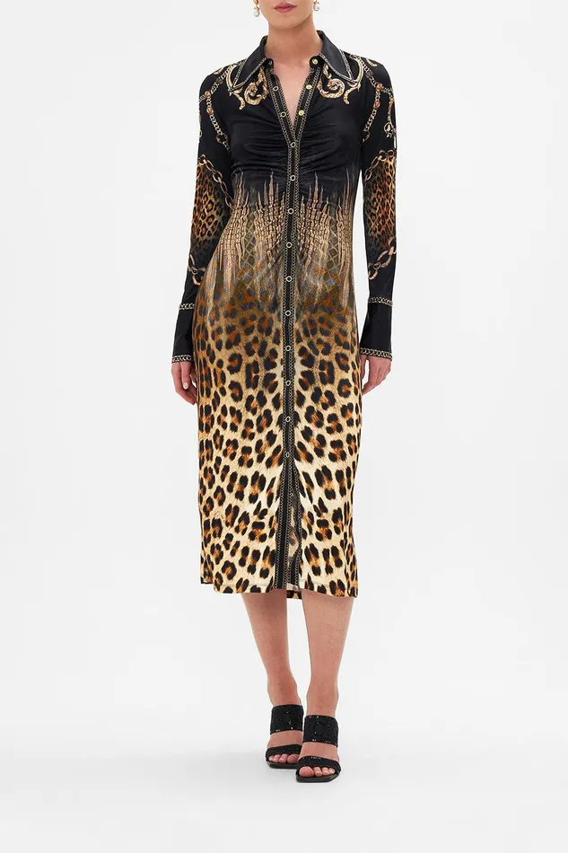 Camilla Midi Dresses Jersey Midi Shirt Dress Jungle Dreaming 8211 Womens