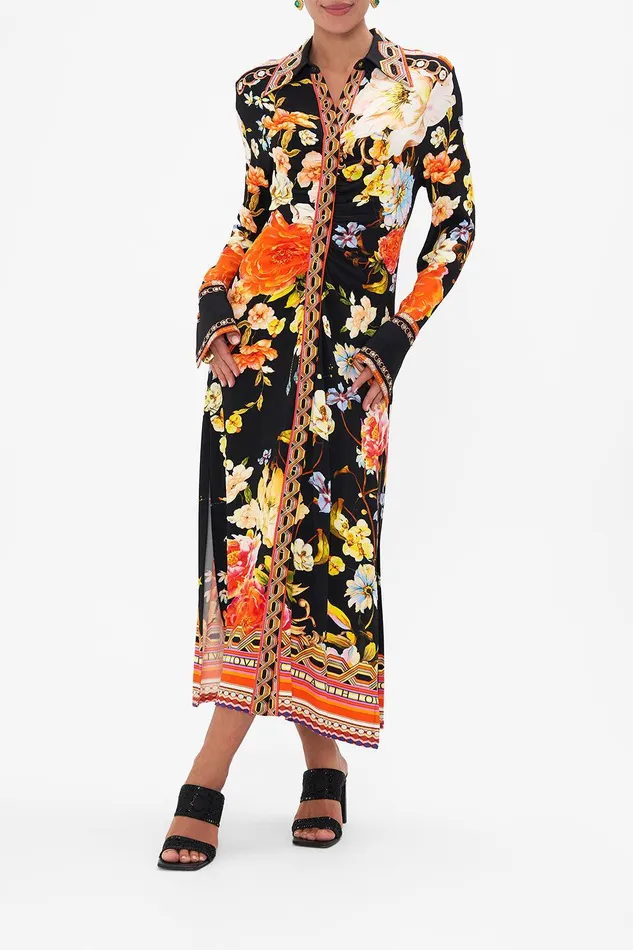 Camilla Midi Dresses Jersey Midi Shirt Dress Secret History 8211 Womens