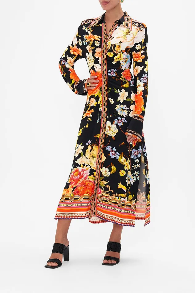 Camilla Midi Dresses Jersey Midi Shirt Dress Secret History 8211 Womens Camilla Midi Dresses Jersey Midi Shirt Dress Secret History 8211 Womens