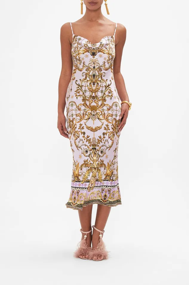 Camilla Midi Dresses Long Bias Slip Lavender Ever After 8211 Womens