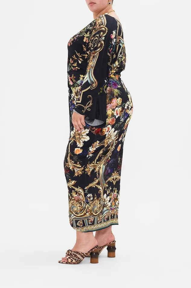 Camilla Midi Dresses Long Split Front Twist Dress Play Your Cards Right 8211 Womens Camilla Midi Dresses Long Split Front Twist Dress Play Your Cards Right 8211 Womens