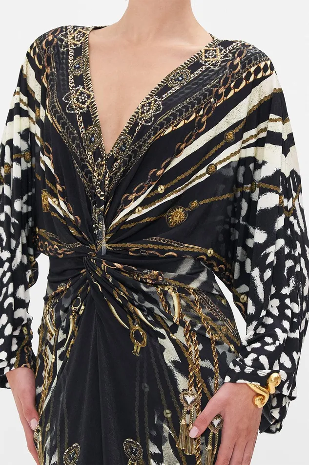 Camilla Midi Dresses Long Split Front Twist Dress Untamed Royalty 8211 Womens Camilla Midi Dresses Long Split Front Twist Dress Untamed Royalty 8211 Womens