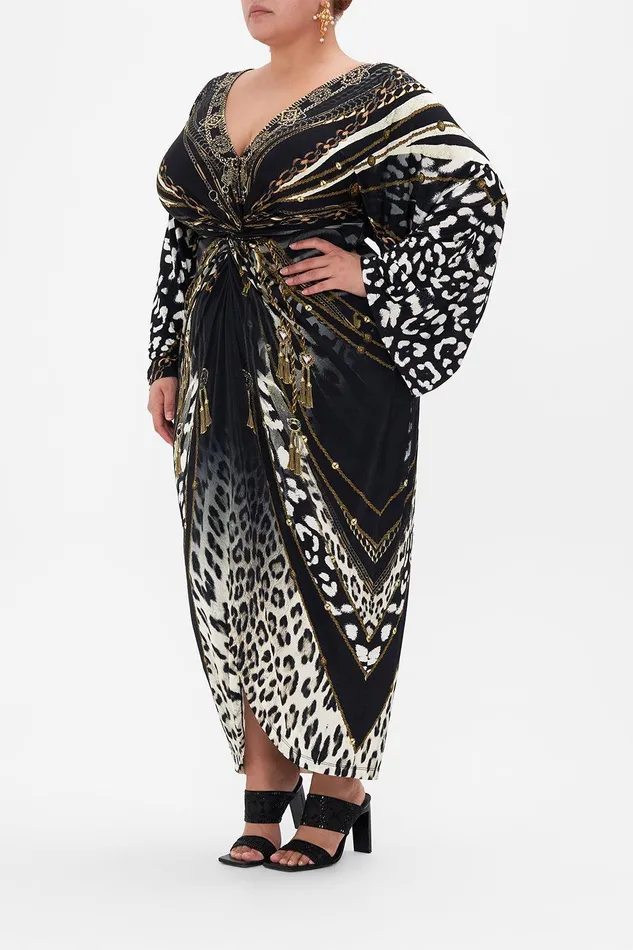 Camilla Midi Dresses Long Split Front Twist Dress Untamed Royalty 8211 Womens Camilla Midi Dresses Long Split Front Twist Dress Untamed Royalty 8211 Womens