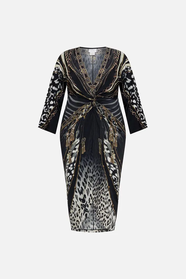 Camilla Midi Dresses Long Split Front Twist Dress Untamed Royalty 8211 Womens Camilla Midi Dresses Long Split Front Twist Dress Untamed Royalty 8211 Womens