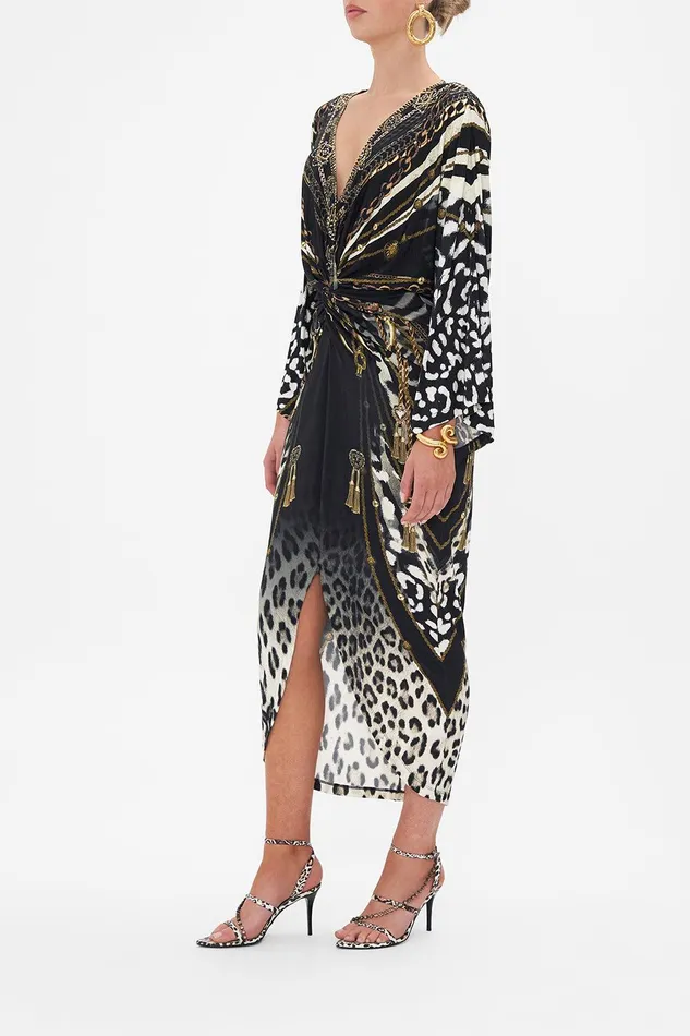 Camilla Midi Dresses Long Split Front Twist Dress Untamed Royalty 8211 Womens Camilla Midi Dresses Long Split Front Twist Dress Untamed Royalty 8211 Womens