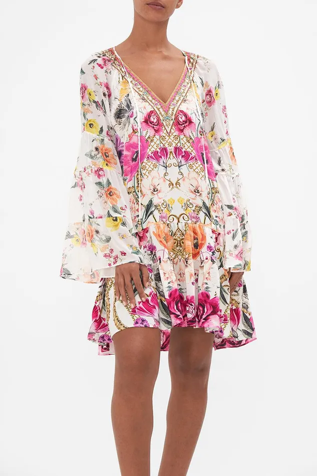 Camilla Mini Dresses Aline Gathered Panel Dress Destiny Calling 8211 Womens Camilla Mini Dresses Aline Gathered Panel Dress Destiny Calling 8211 Womens