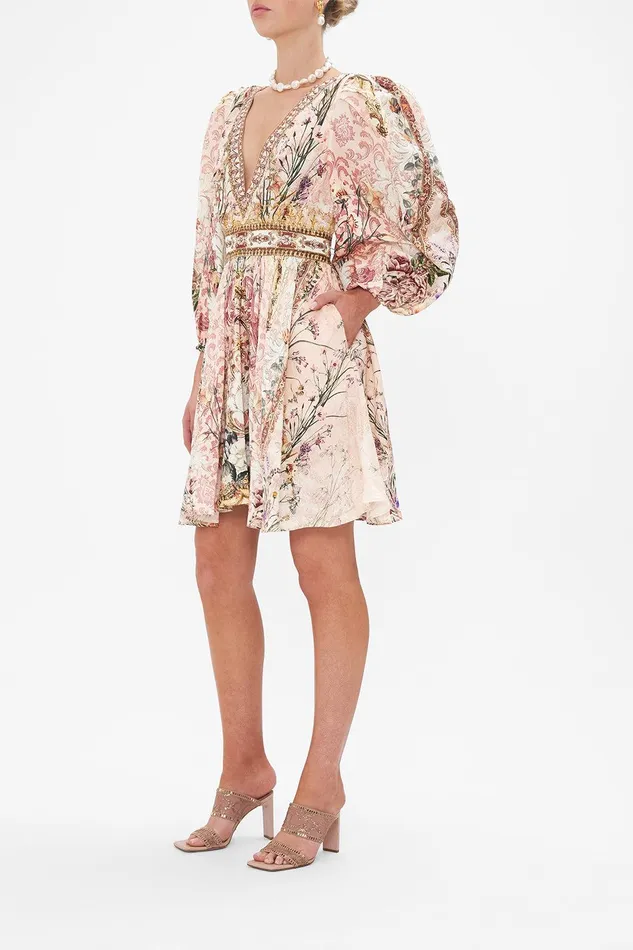 Camilla Mini Dresses Blouson Flared Dress Kissed By The Prince 8211 Womens Camilla Mini Dresses Blouson Flared Dress Kissed By The Prince 8211 Womens