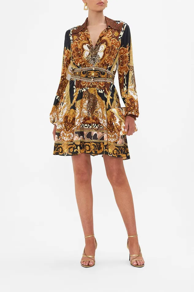 Camilla Mini Dresses Collared Shaped Waistband Dress Feeling Fresco 8211 Womens Camilla Mini Dresses Collared Shaped Waistband Dress Feeling Fresco 8211 Womens