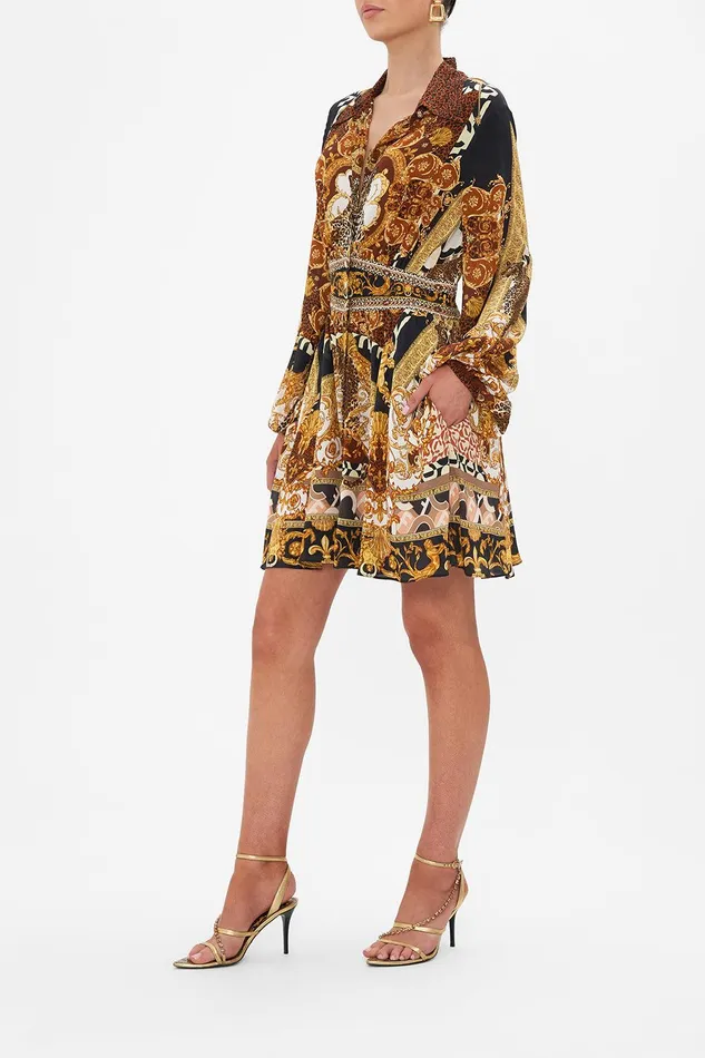Camilla Mini Dresses Collared Shaped Waistband Dress Feeling Fresco 8211 Womens Camilla Mini Dresses Collared Shaped Waistband Dress Feeling Fresco 8211 Womens