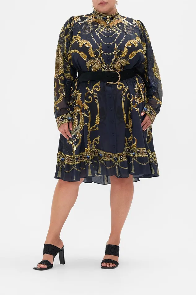 Camilla Mini Dresses Drop Sleeve Shirt Dress Moonlight Melodies 8211 Womens Camilla Mini Dresses Drop Sleeve Shirt Dress Moonlight Melodies 8211 Womens