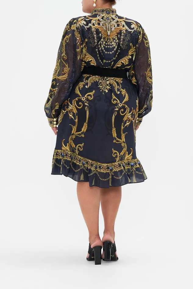 Camilla Mini Dresses Drop Sleeve Shirt Dress Moonlight Melodies 8211 Womens Camilla Mini Dresses Drop Sleeve Shirt Dress Moonlight Melodies 8211 Womens