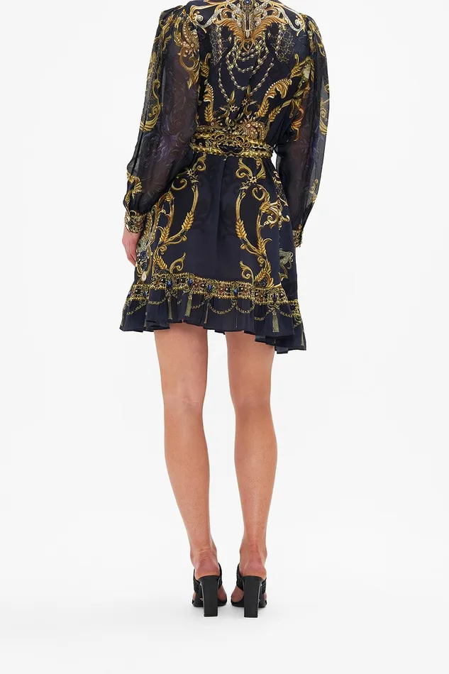 Camilla Mini Dresses Drop Sleeve Shirt Dress Moonlight Melodies 8211 Womens Camilla Mini Dresses Drop Sleeve Shirt Dress Moonlight Melodies 8211 Womens