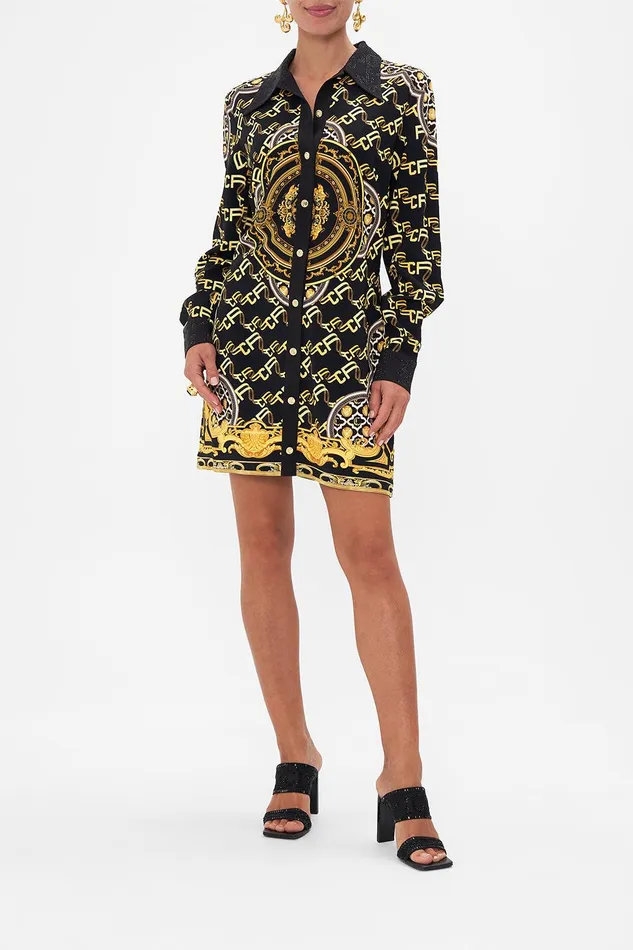Camilla Mini Dresses Long Sleeve Tunic Dress Tether Me Not 8211 Womens