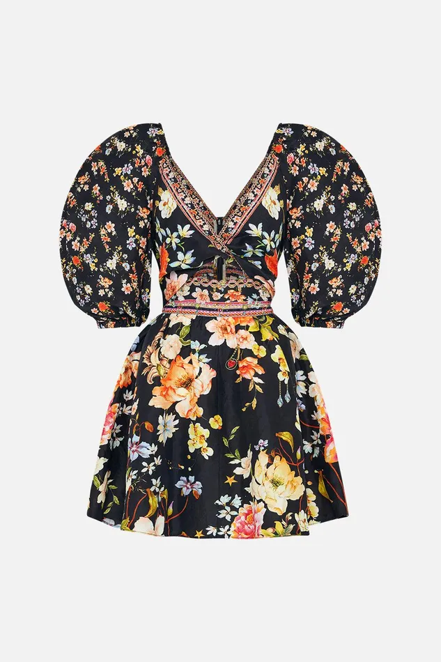 Camilla Mini Dresses Puff Sleeve Mini Dress Secret History 8211 Womens Camilla Mini Dresses Puff Sleeve Mini Dress Secret History 8211 Womens