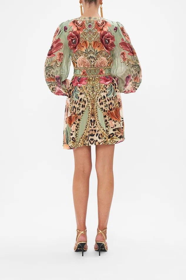 Camilla Mini Dresses Short Dress With Blouson Sleeve Grow And Glow 8211 Womens Camilla Mini Dresses Short Dress With Blouson Sleeve Grow And Glow 8211 Womens