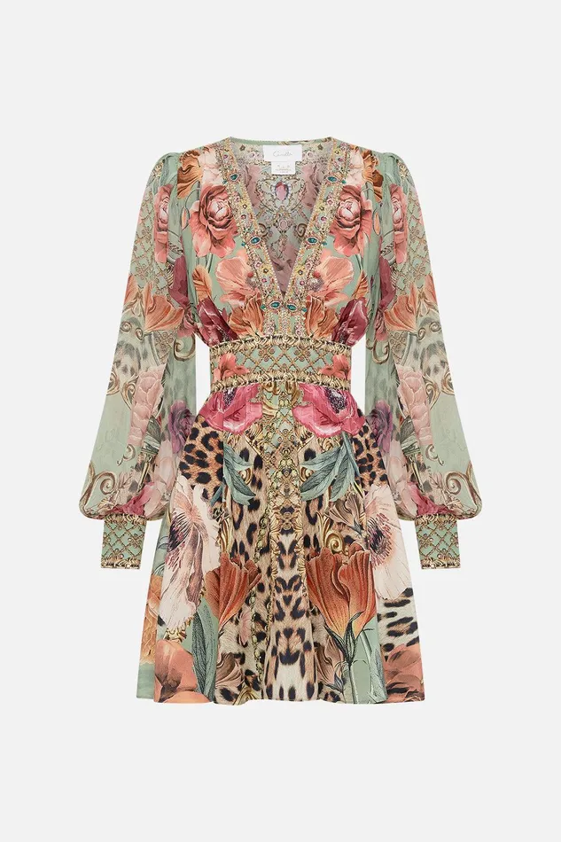 Camilla Mini Dresses Short Dress With Blouson Sleeve Grow And Glow 8211 Womens Camilla Mini Dresses Short Dress With Blouson Sleeve Grow And Glow 8211 Womens