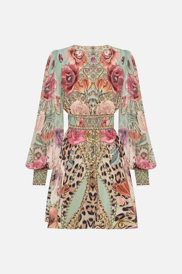 Camilla Mini Dresses Short Dress With Blouson Sleeve Grow And Glow 8211 Womens Camilla Mini Dresses Short Dress With Blouson Sleeve Grow And Glow 8211 Womens