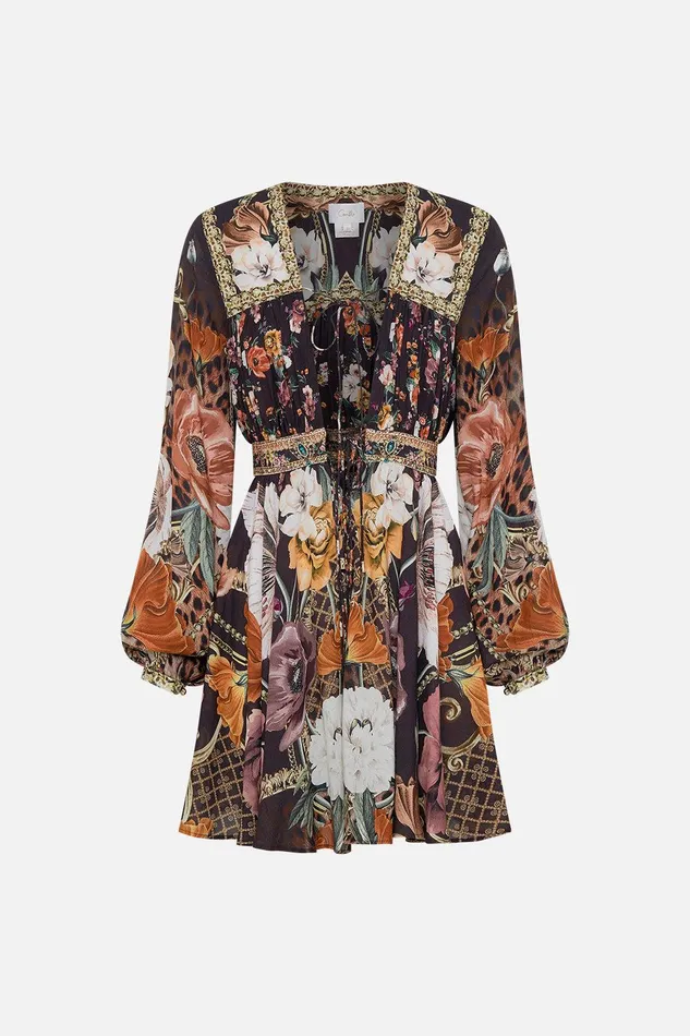 Camilla Mini Dresses Short Peasant Dress Wave Your Wand 8211 Womens Camilla Mini Dresses Short Peasant Dress Wave Your Wand 8211 Womens