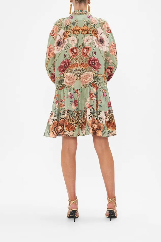Camilla Mini Dresses Tiered Shirt Dress Grow And Glow 8211 Womens Camilla Mini Dresses Tiered Shirt Dress Grow And Glow 8211 Womens