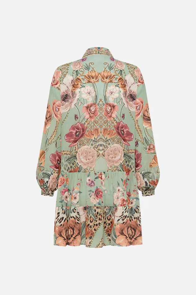 Camilla Mini Dresses Tiered Shirt Dress Grow And Glow 8211 Womens Camilla Mini Dresses Tiered Shirt Dress Grow And Glow 8211 Womens