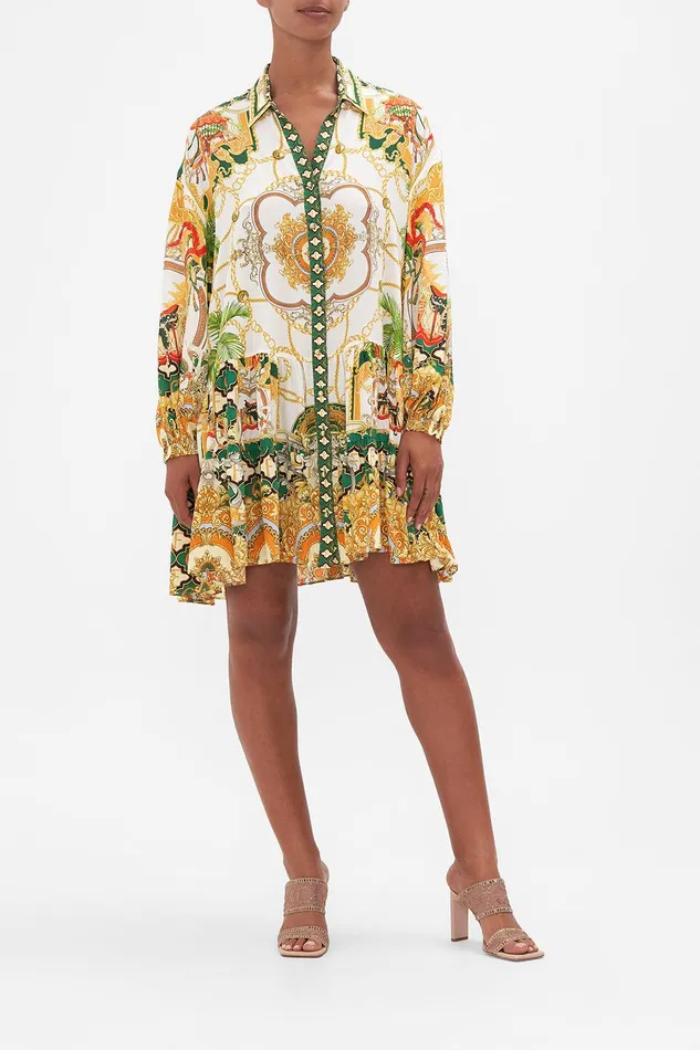 Camilla Mini Dresses Tiered Shirt Dress My Sweet Devotion 8211 Womens