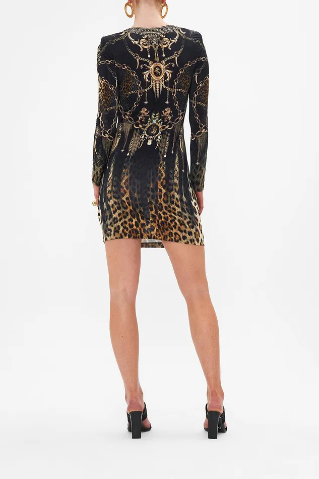 Camilla Mini Dresses Vneck Cross Front Dress Jungle Dreaming 8211 Womens Camilla Mini Dresses Vneck Cross Front Dress Jungle Dreaming 8211 Womens