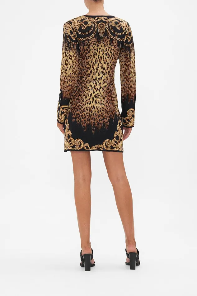 Camilla Mini Dresses V Neck Mini Knit Dress Jungle Dreaming 8211 Womens Camilla Mini Dresses V Neck Mini Knit Dress Jungle Dreaming 8211 Womens