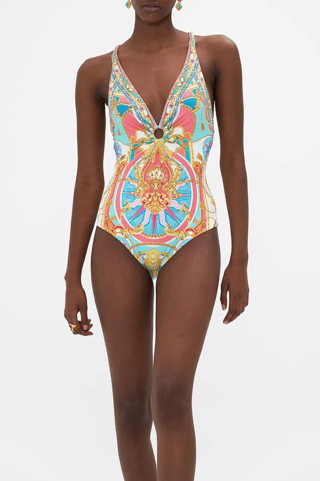 Camilla One Pieces Ring Detail Plunge One Piece Sail Away With Me 8211 Womens Camilla One Pieces Ring Detail Plunge One Piece Sail Away With Me 8211 Womens