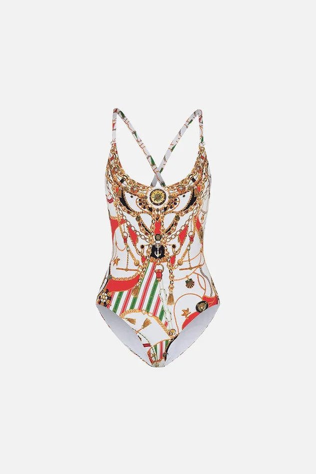 Camilla One Pieces Scoop Neck One Piece With Buttons Saluti Summertime 8211 Womens Camilla One Pieces Scoop Neck One Piece With Buttons Saluti Summertime 8211 Womens