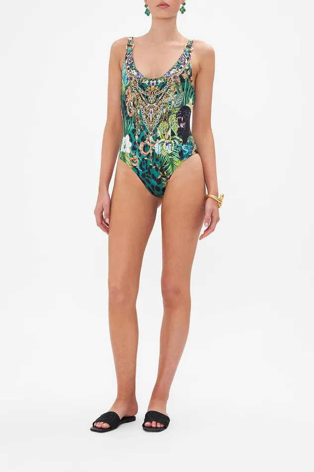 Camilla One Pieces Scoop One Piece With Trims Sing My Song 8211 Womens