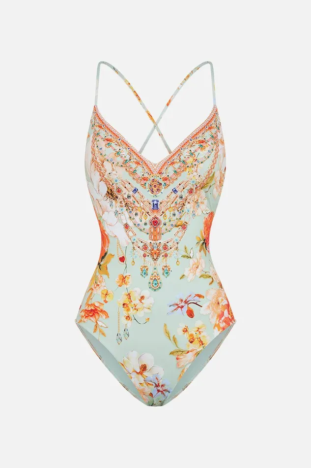 Camilla One Pieces Tie Back Vneck One Piece Talk The Walk 8211 Womens Camilla One Pieces Tie Back Vneck One Piece Talk The Walk 8211 Womens