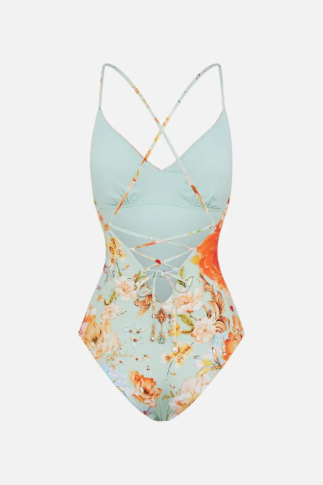 Camilla One Pieces Tie Back Vneck One Piece Talk The Walk 8211 Womens Camilla One Pieces Tie Back Vneck One Piece Talk The Walk 8211 Womens
