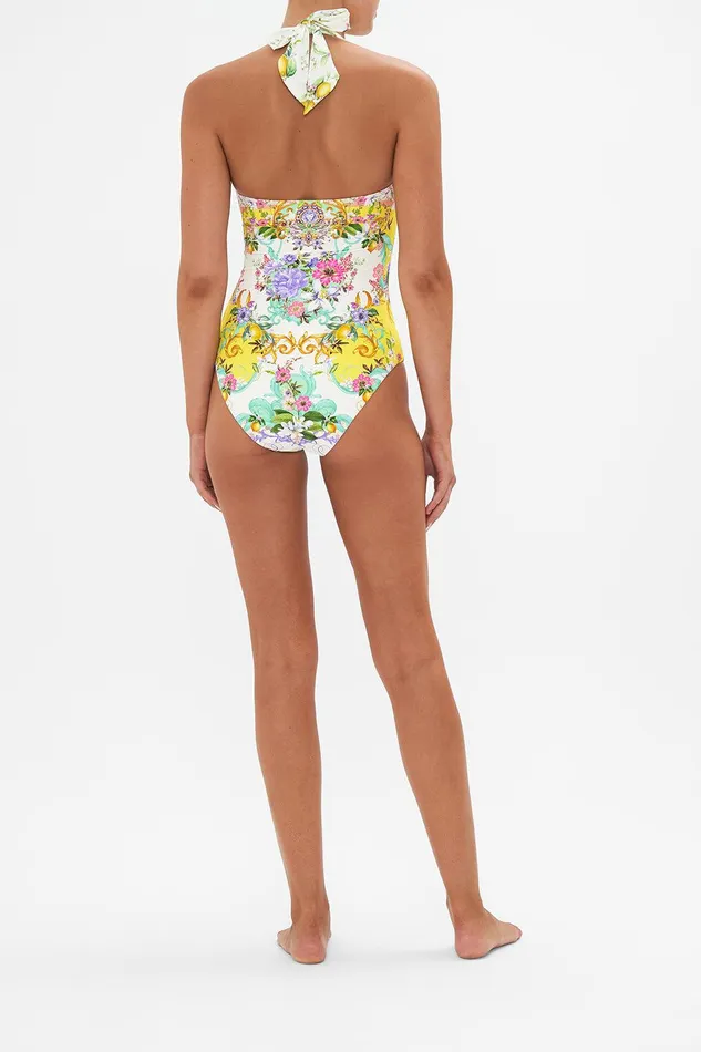 Camilla One Pieces Tie Front Halter Neck One Piece Caterina Spritz 8211 Womens Camilla One Pieces Tie Front Halter Neck One Piece Caterina Spritz 8211 Womens