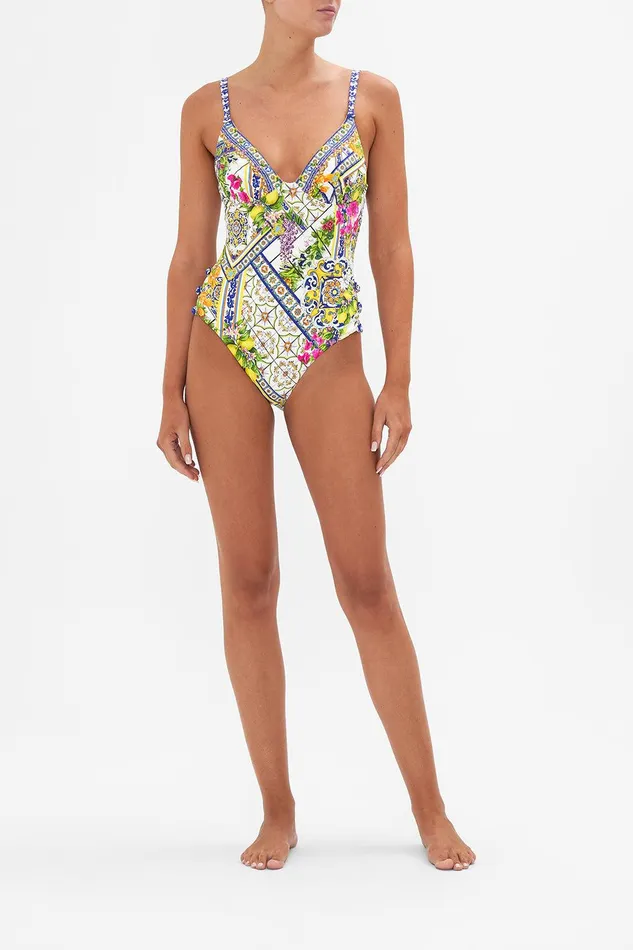 Camilla One Pieces Underwire One Piece With Button Detail Amalfi Amore 8211 Womens Camilla One Pieces Underwire One Piece With Button Detail Amalfi Amore 8211 Womens
