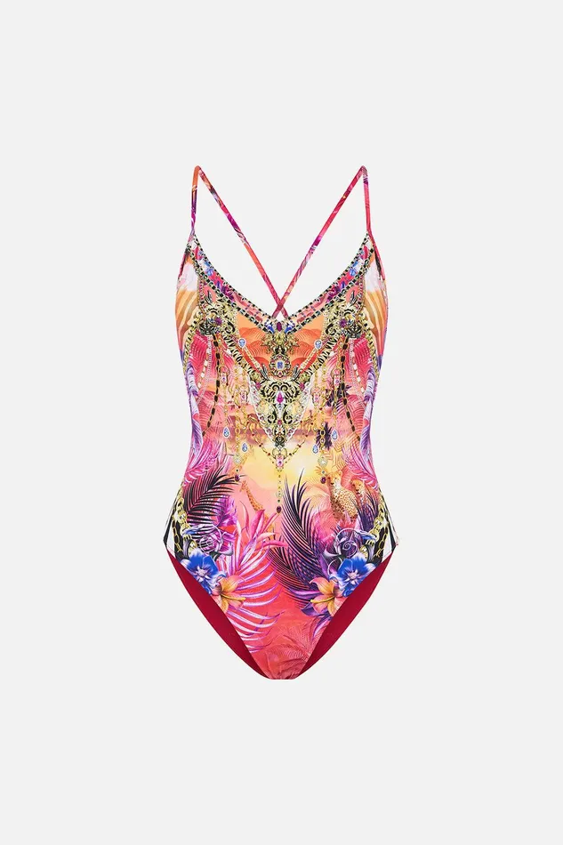 Camilla One Pieces V Neck High Leg One Piece Wild Loving 8211 Womens Camilla One Pieces V Neck High Leg One Piece Wild Loving 8211 Womens