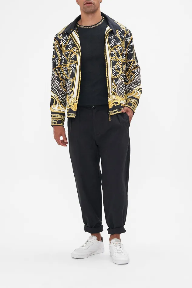 Camilla Outerwear Cropped Zip Through Jacket Tether Me Not 8211 Mens