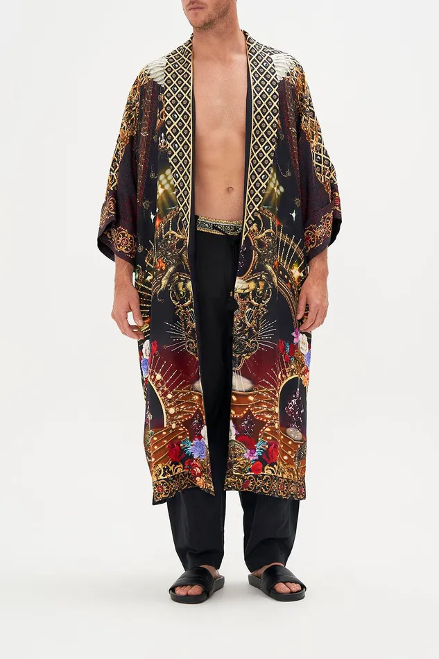 Camilla Outerwear Long Line Reversible Robe Kingdom Of Angels 8211 Mens