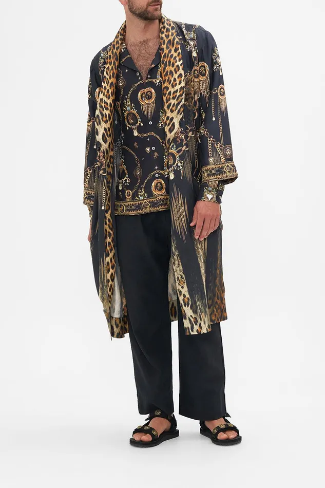 Camilla Outerwear Long Line Robe Jungle Dreaming 8211 Mens