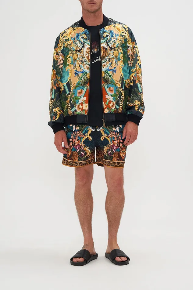 Camilla Outerwear Zip Through Bomber Jacket Fearless Felis 8211 Mens