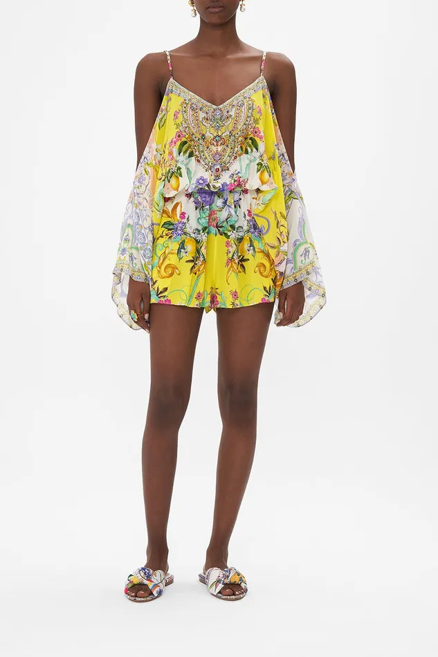 Camilla Playsuits and Jumpsuits Drop Shoulder Playsuit Caterina Spritz 8211 Womens Camilla Playsuits and Jumpsuits Drop Shoulder Playsuit Caterina Spritz 8211 Womens