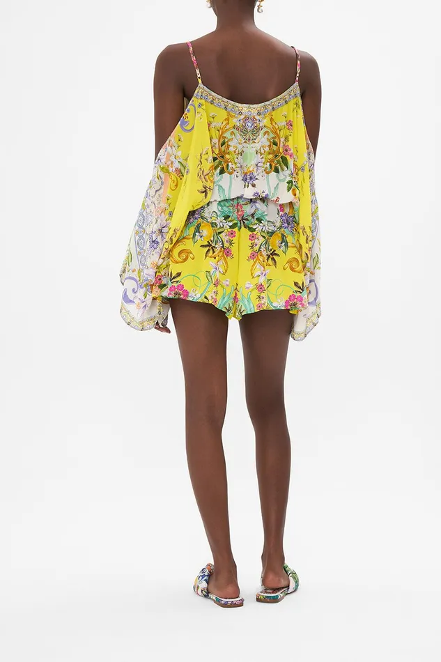 Camilla Playsuits and Jumpsuits Drop Shoulder Playsuit Caterina Spritz 8211 Womens Camilla Playsuits and Jumpsuits Drop Shoulder Playsuit Caterina Spritz 8211 Womens