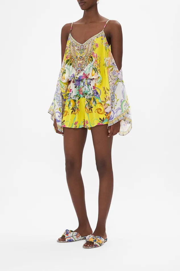 Camilla Playsuits and Jumpsuits Drop Shoulder Playsuit Caterina Spritz 8211 Womens Camilla Playsuits and Jumpsuits Drop Shoulder Playsuit Caterina Spritz 8211 Womens